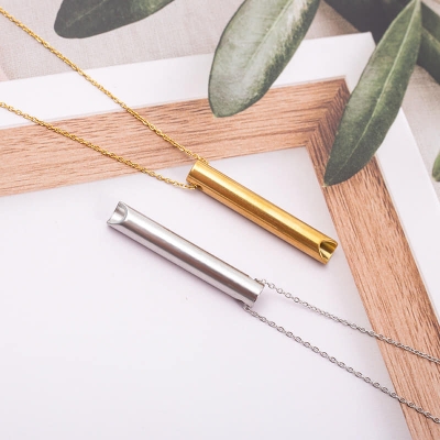 Picture of Stainless steel Geometric Pendant Necklace Chain For Men /Boy