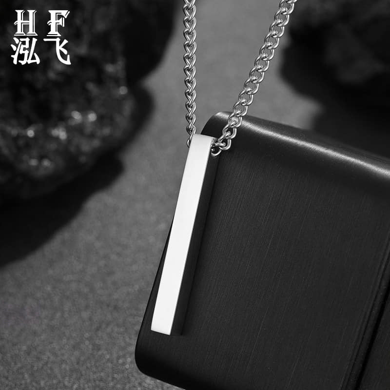 Picture of Geometry Stainless Steel Fashion Necklace For Men