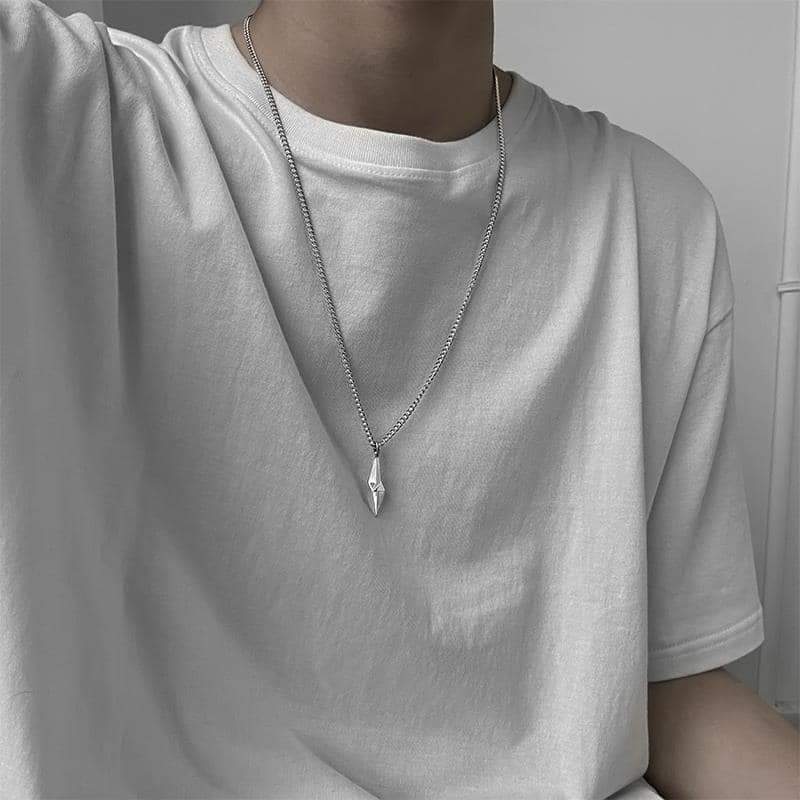 Picture of Men's Trendy Light Luxury Original Silver Necklace Chain For Men
