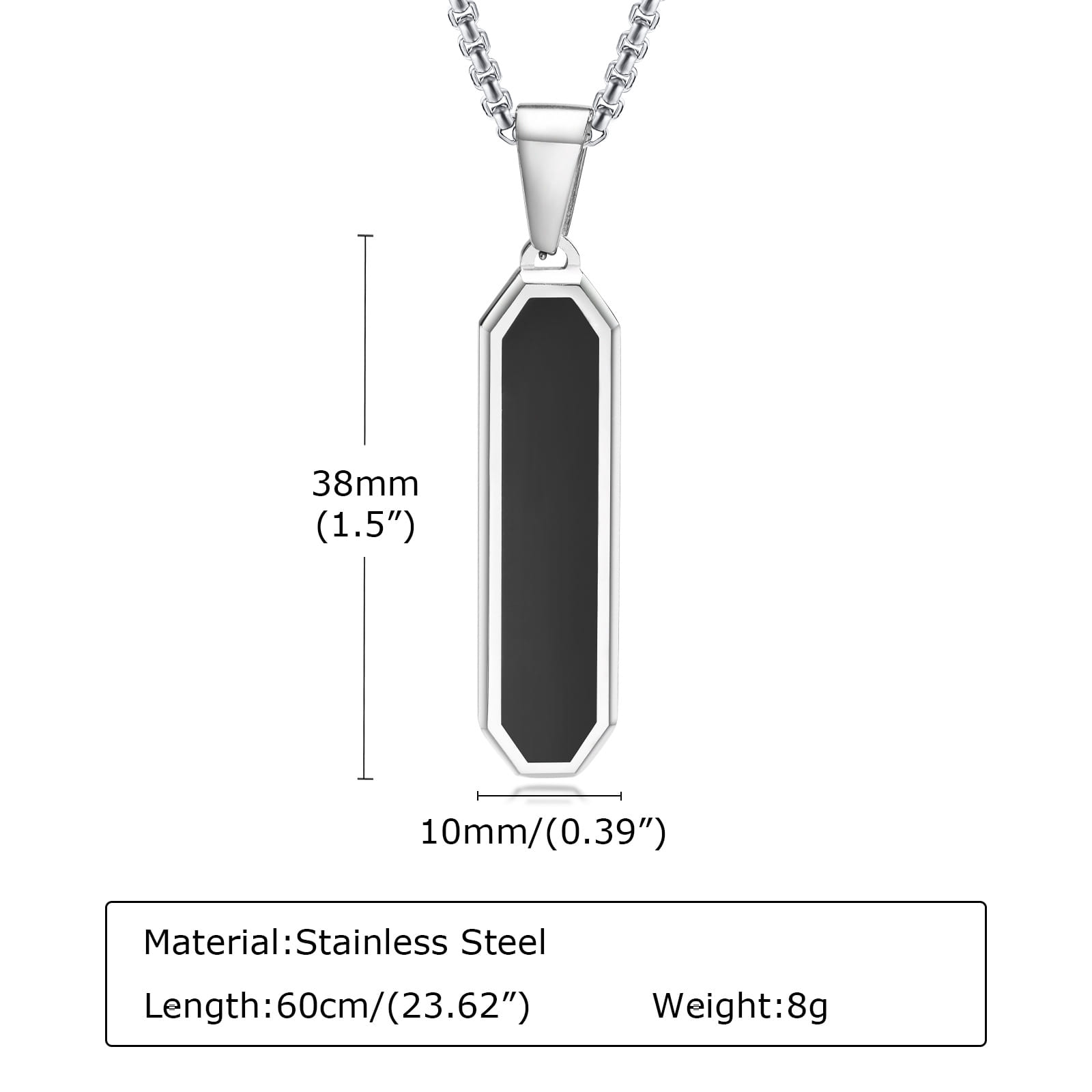 Picture of Stainless Steel Silver Color Metal Chain for Men