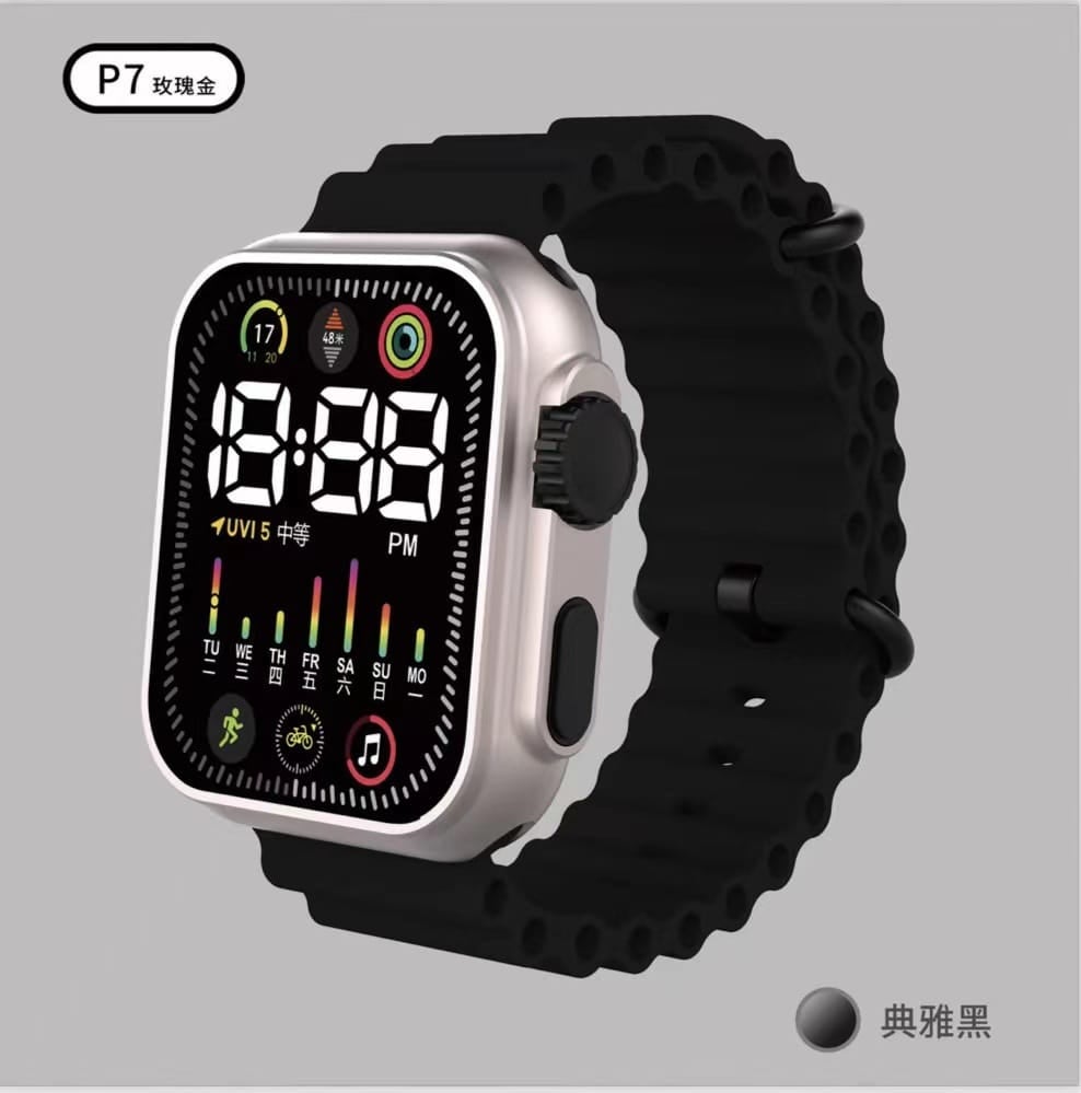 Picture of Simple Non-smart Electronic Watch For Students' Exams Watch For Man