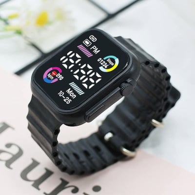 Picture of Simple Non-smart Electronic Watch For Students' Exams Watch For Man