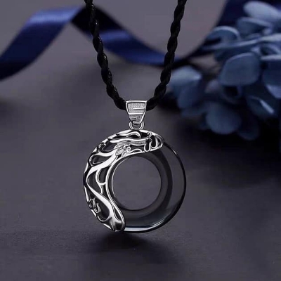 Picture of Punk Round Stylish  Men Pendant Necklaces Metal Cool Leather Chain Pendant -Unique Desing Pendant Chain For Men's-Chain For Men-Men's Pendant