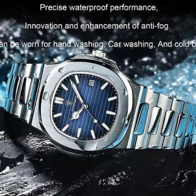 Picture of New Stainless Steel Wristwatch, Male Quartz Watch, Waterproof, Luminous, Date Week, Top Brand, Luxury, New,