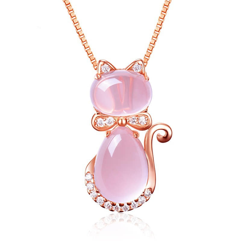 Picture of New Fashionable Chain  Cat Shape Necklaces For Women