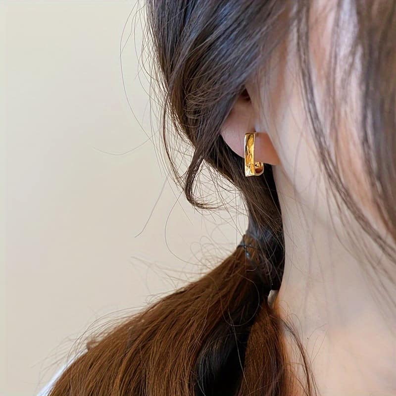 Picture of New Korean Square Rhinestone Earrings For Women