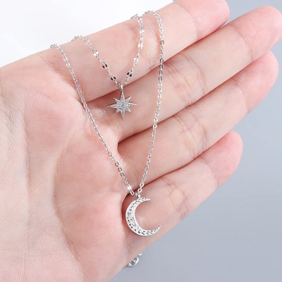 Picture of New Chain Choker Sparkling Classic Girl Necklace For Women