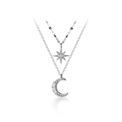 Picture of New Chain Choker Sparkling Classic Girl Necklace For Women