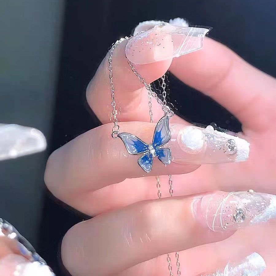 Picture of New Blue Silver  Color Flower Adjustable Chain for Women