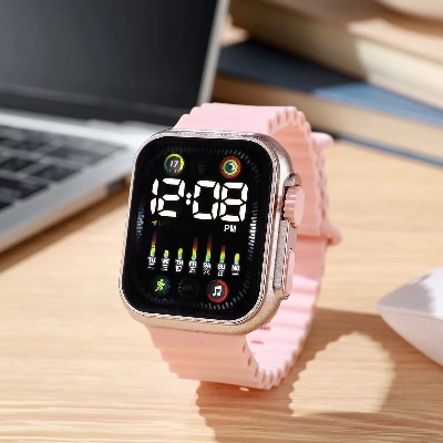 Picture of LED Digital Sports Watch For Man - Women Water Resistance LED Wrist Square Digital watch