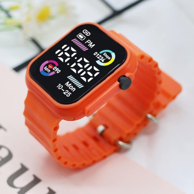 Picture of New Fashion Women's Watch for Men's Sports  Simple Silicone Electronic Watch for men