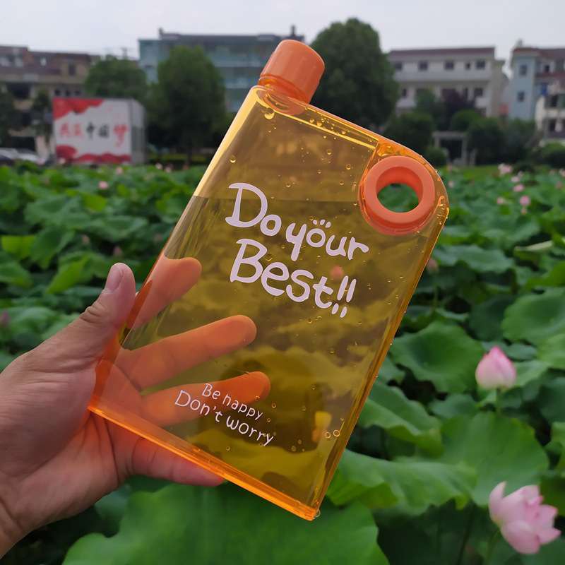 Picture of 1 Piece High Quality Stylish Drinking Water Bottles In The Glass  leek And Functional Glass Water Bottle