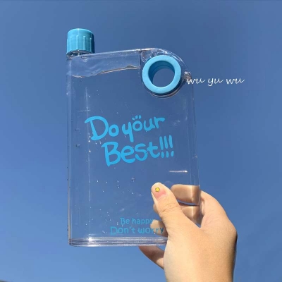 Picture of 1 Piece High Quality Stylish Drinking Water Bottles In The Glass  leek And Functional Glass Water Bottle