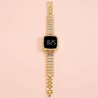 Picture of Fashionable LED Display Digital Touch Screen watch For Girls