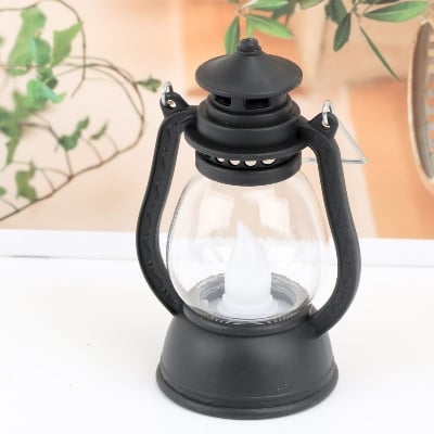 Picture of Vintage LED Lantern Light, Battery Operated, Waterproof Hanging Lantern for Outdoor Garden