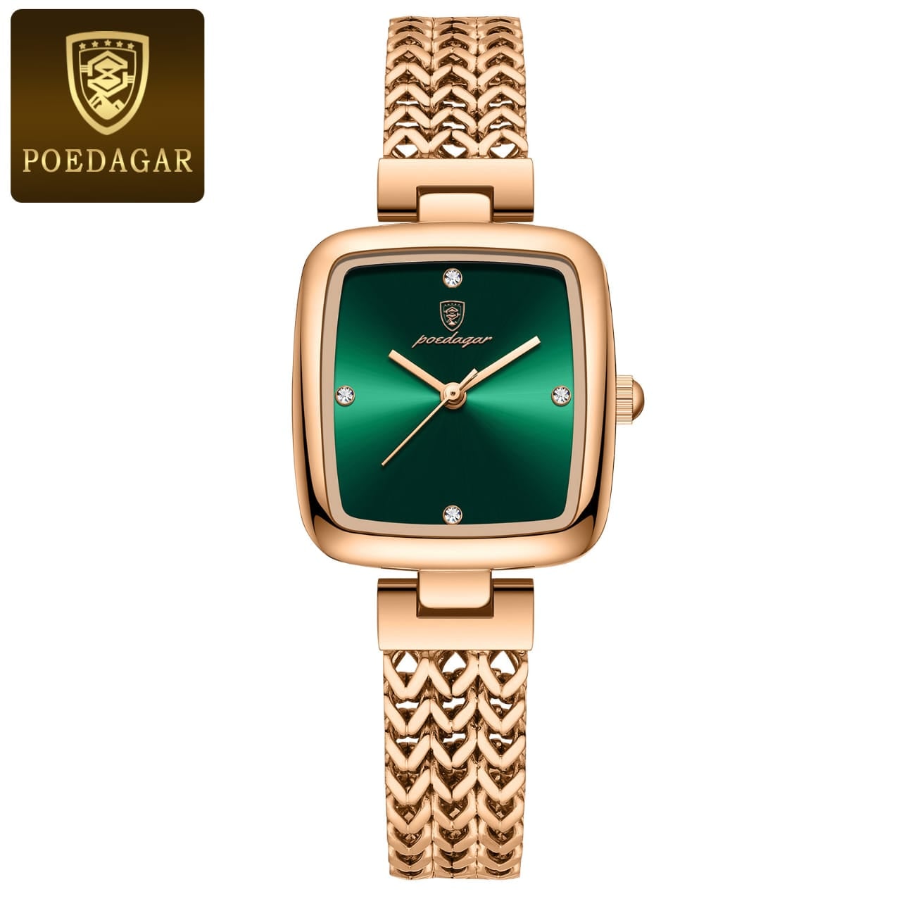 Picture of Stylish & Fashionable  Elegant Rhombus Mirror Original Quartz Ladies Watch