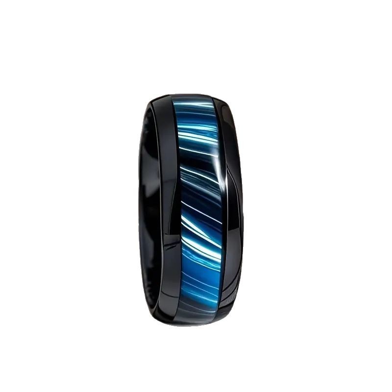 Picture of Stylish Men's Stainless Steel Finger Ring