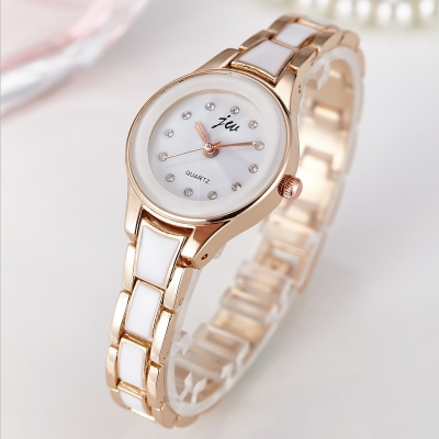 Picture of Water Diamond Bracelet Watch Women's Fashion Jewelry Wristwatch for Ladies with Diamond Accents