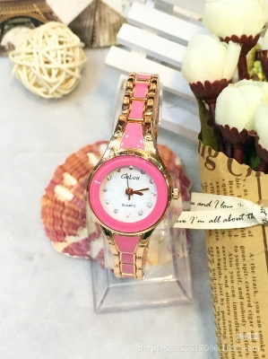 Picture of Water Diamond Bracelet Watch Women's Fashion Jewelry Wristwatch for Ladies with Diamond Accents