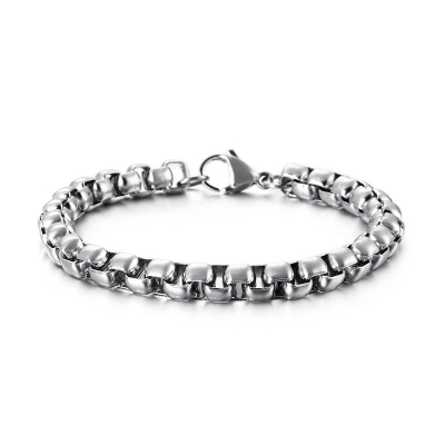 Picture of Silver Unique Bracelet for Men- Bracelet For Men-Chain Bracelet