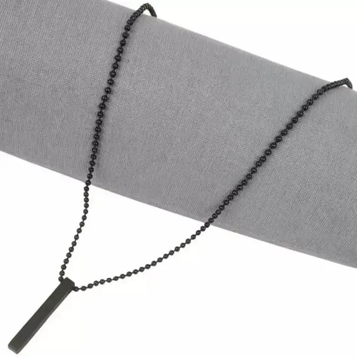 Picture of New Black Color Chain Locket for Men