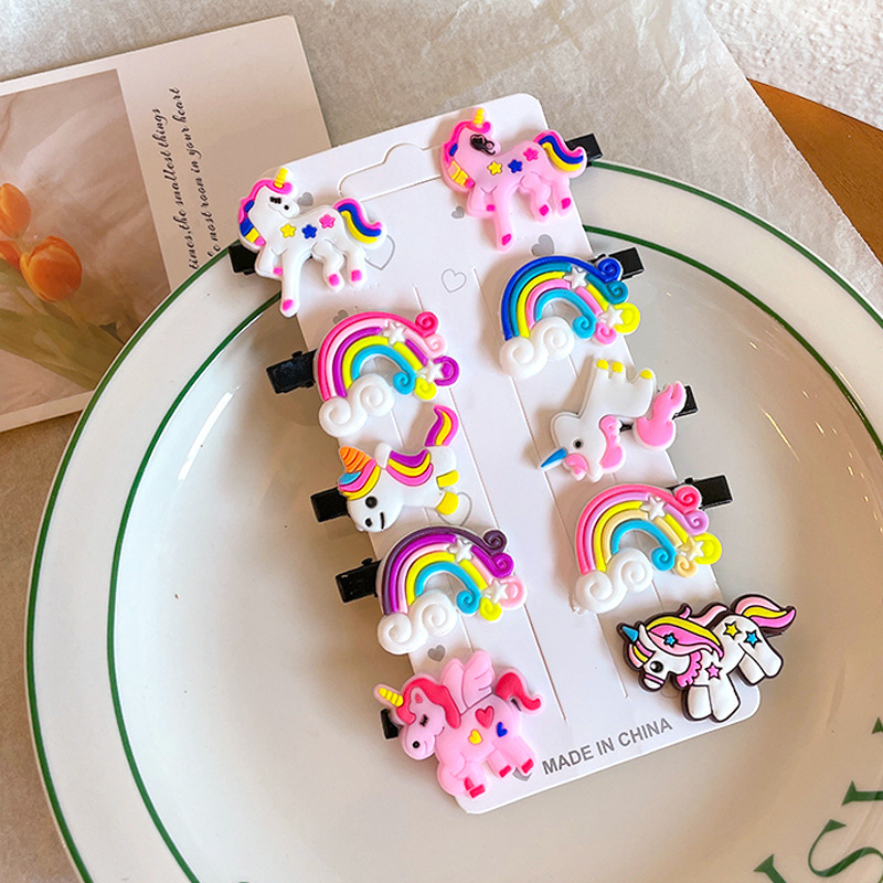 Picture of Colorful Tictac for Girls Big Size hair clips for hair styles Pooh hair clips for baby girls kids toddlers