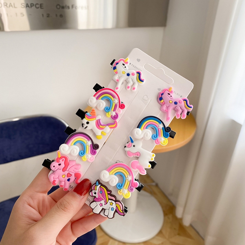 Picture of Colorful Tictac for Girls Big Size hair clips for hair styles Pooh hair clips for baby girls kids toddlers