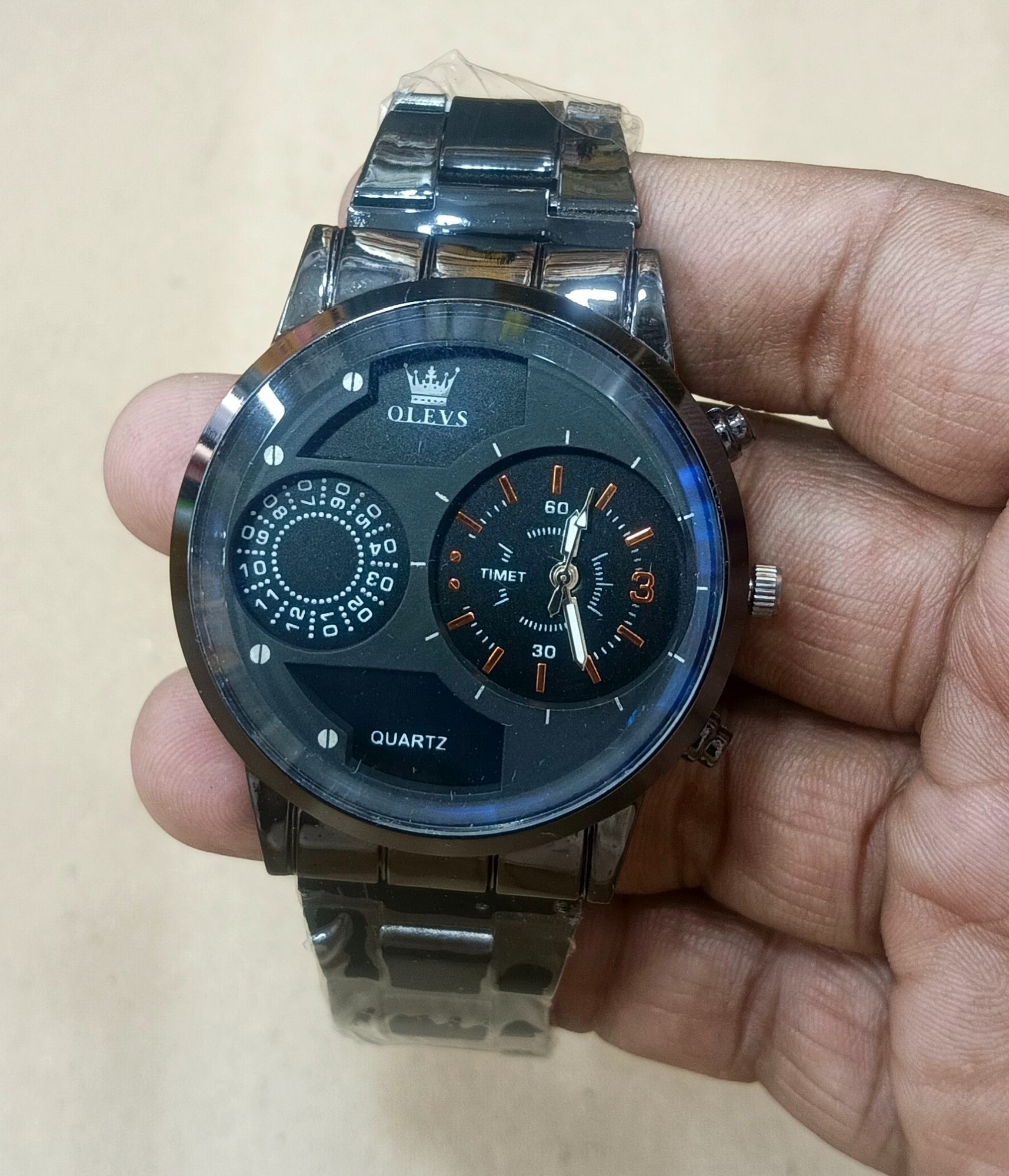 Picture of New Fashionable Stylish analogue Black Hand watches for Boys//Men's