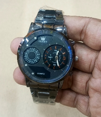 Picture of New Fashionable Stylish analogue Black Hand watches for Boys//Men's