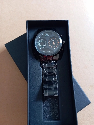 Picture of New Fashionable Stylish analogue Black Hand watches for Boys//Men's