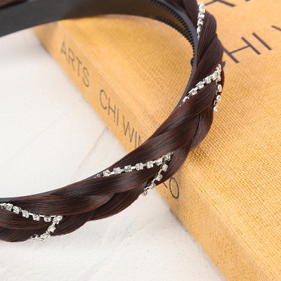 Picture of New Fashion Hair Bands for Women Girls Flower Solid Color Headbands Headwear Folded Hair