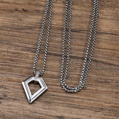 Picture of High Quality New Black Color Chain Locket for Men