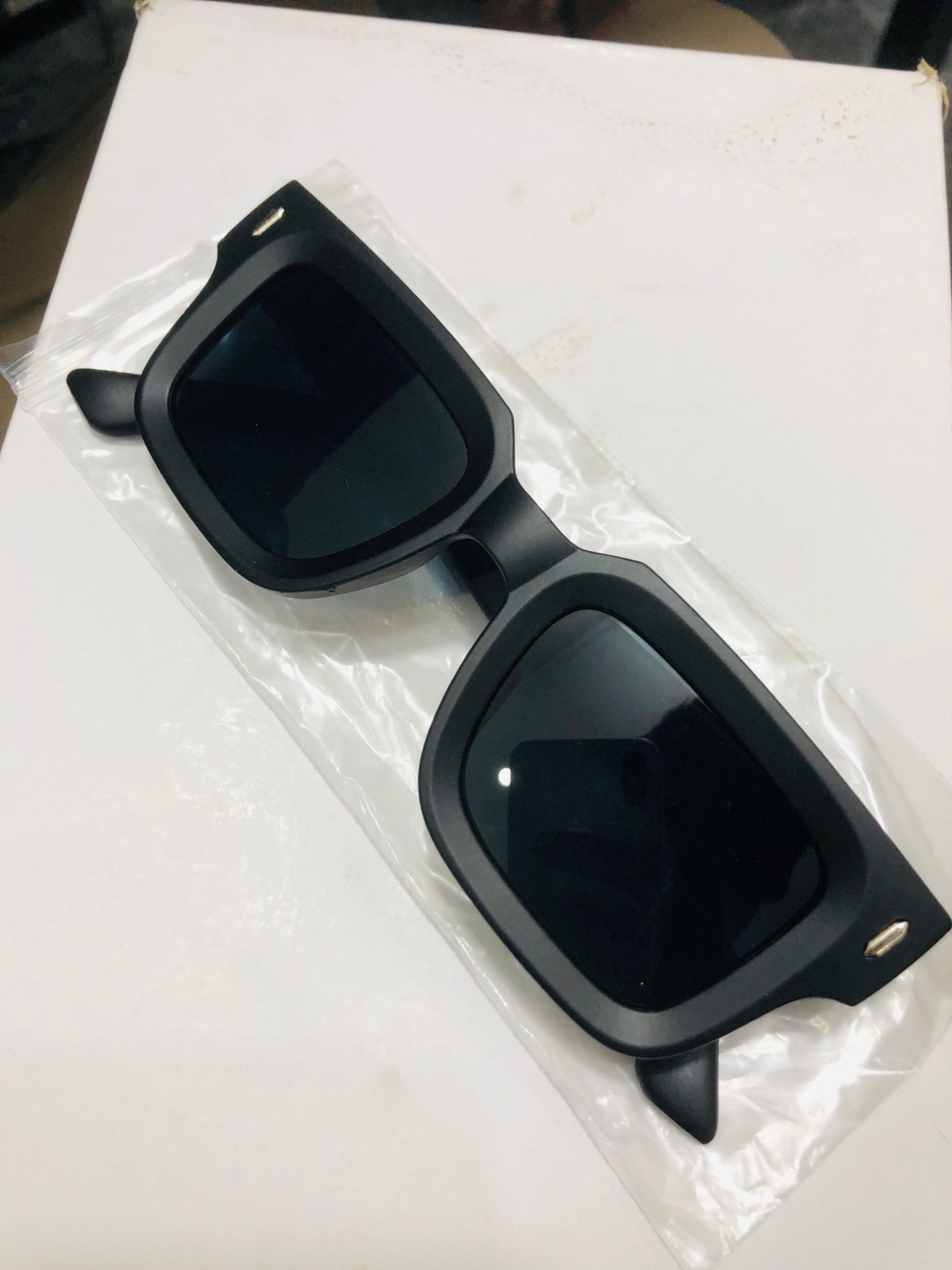 Picture of hot Square Frame Sunglasses for Men Original Driving Driver Exclusive Vintage Casual