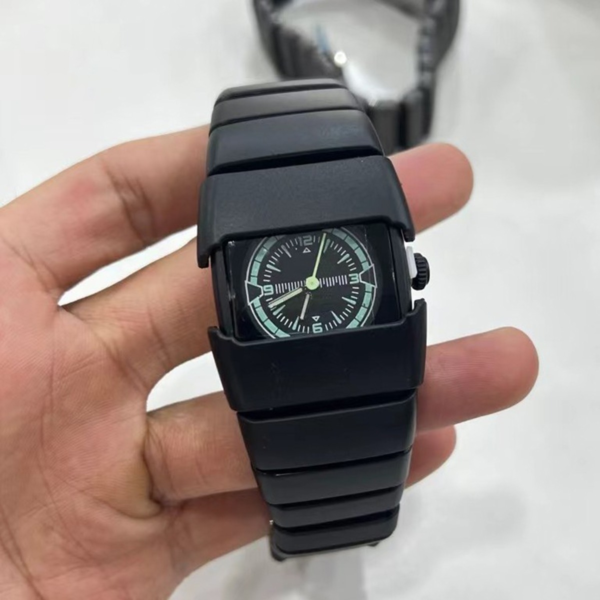 Picture of Sleek Monochromatic Statement Piece Wristwatch