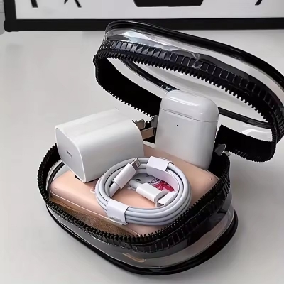 Picture of Mini Transparent Tech Pouch Organizer Bag