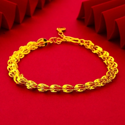 Picture of Gift for Her Gold Plated Elegant Bracelet for Women