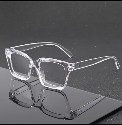 Picture of Retro Big Frame Transparent Glasses - Fashion For Men