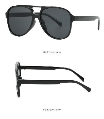 Picture of Vintage Double Bridge Pilot Sunglasses for Men