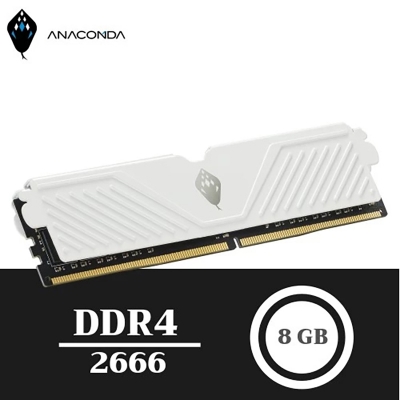 Picture of Anacomda 8GB DDR4 2666MHz Desktop Ram (White)(8GB DDR4 2666MHz)