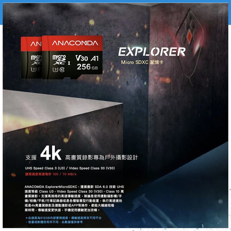Picture of Anacomda 128GB Class-10 Micro SD Memory Card(Anacomda 128GB)