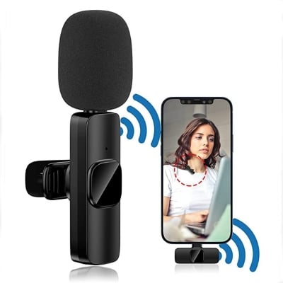 Picture of K8 Wireless Microphone Professional Lapel Lavalier Microphone Remove Noise For Type C - Microphone