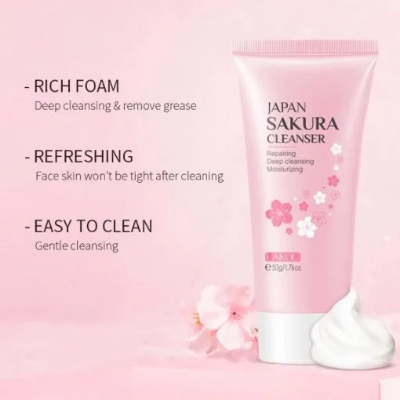 Picture of Laikou Japan Sakura Cleanser Face Wash 50g