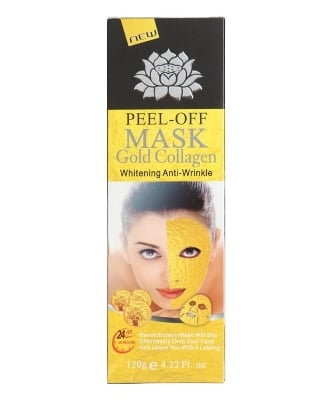 Picture of Bamboo Charcoal / Cucumber / Gold Collagen Peel-Off Mask Blackhead Remover Mask 120g(Gold Collagen)