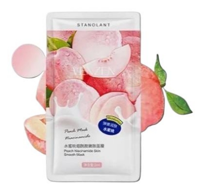 Picture of BIO AQUA Aloe Vera / VENZEN Peach Collagen Sleep Mask Plant Essence Cream 2ml X 5piece(VENZEN Peach 5piece)