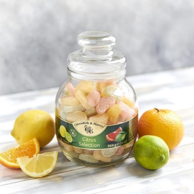 Picture of Cavendish & Harvey Citrus Selection Candies Jar- 966gm