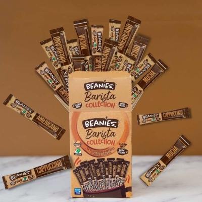 Picture of Beanies Coffee Barista Collection 12  Coffee Sticks 24g (12x2g)