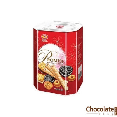 Picture of Bellie Promise Assorted Cookies Tin-600gm