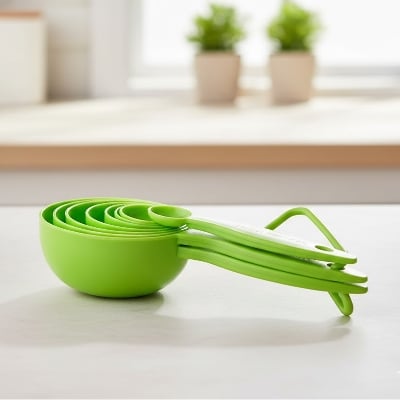 Picture of Measurement Cup Set (with 8 Pieces)- Green Colour