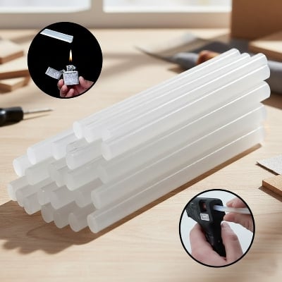 Picture of Mini Size Glue Gun Sticks for 20 Watts - 12 Pcs