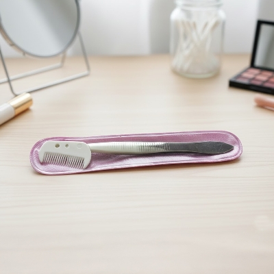 Picture of 2 Pieces 2 in 1 Eyebrow Brush with Tweezer (1 Piece)